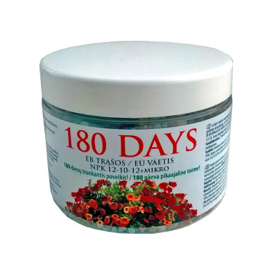 Long operation fertilizers 180 Days for flowering plants 500 g