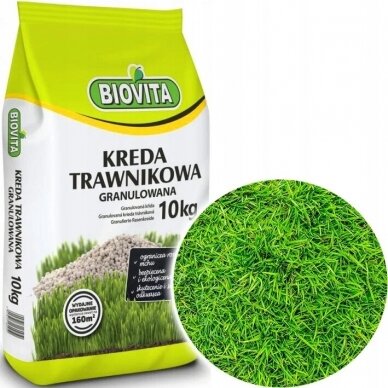 Kalkės granuliuotos 10 kg Biovita vejai ir kitiems augalas