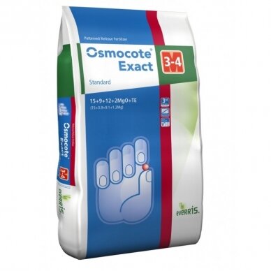 Osmocote Exact Standart 25 kg 3-4 m. 16+9+12,  25 kg