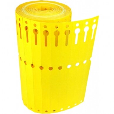 Marking strips 12,7x160mm in a roll 1000 pcs (yellow)