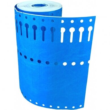 Marking strips 12,7x160mm in a roll 1000 pcs (blue)