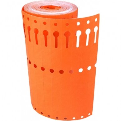 Marking strips 12,7x160mm in a roll 1000 pcs (orange)