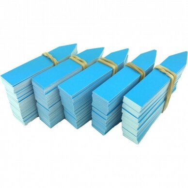 Marker plastic PVC 13x60mm 100 pcs. (blue)